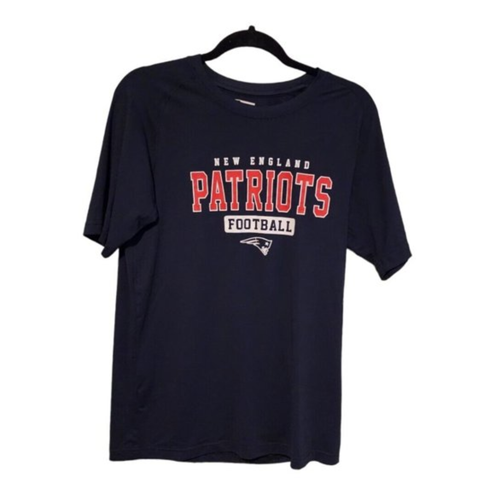 New Era NFL Men's New England Patriots Navy Small Short‎ Sleeve T-Shirt